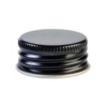 Aluminium Screw Cap - Black 28 410