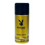 PLAYBOY Male Deodorant Body Spray Black Gold 150 Ml