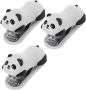 MINI Panda Stapler 3 Pcs Set Cute Compact Handheld Pocket Staplers
