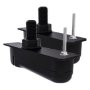 Pair Of HV-300 Hypervision Plastic Through Hull Transducers With Fairing Block To Be Cut From 0-25 Including Y-cable And 4M-EXTENSION Cable T70448