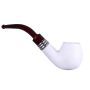 White Resin Filtered Pipe Portable Men's Smoking Pipe