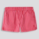 GIRLS Poplin Shorts - 10 Red