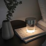 Vanka Table Lamp – Touch Clear textured Base