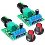 Gebildet 2PCS Pwm Low Voltage Motor Speed Controller Dc 1.8V 3V 5V 6V 12V 2A 1803BK 1803B Adjustable Driver Switch With Speed Co