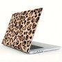 Heart Patterned Protective Case For Macbook Pro 13.3-INCH - Apricot & Brown