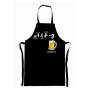 015 Custom Printed Black Apron