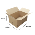 Top-loader Corrugated Shipping & Boxes Various Sizes - Stock Box 26 610 X 440 X 310MM