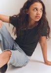 Ribbed T-Shirt - Grey