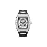 Cranium Men's Skeleton Dial Stainless Steel Watch