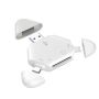 3 In 1 Memory Card Reader With Triangle Magnetic Cap Usb-c USB Lightning