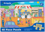 Wooden Puzzle A4 48 Piece Assorted Designs
