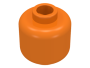 Parts Plain Minifigure Head Block Open Stud 3626B - Orange