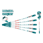 Totai Total Hacksaw Blade 18T Bi-metal - 5PC Set