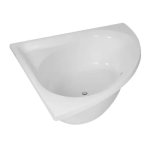 Bath Corner Whelk White Acrylic Built-in W135CMXD135CMXH40CM