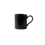 Galateo - Semi-matt Porcelain Black Mug Set Of 6