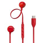 JBL Tune 305C USB Type-c Wired Hi-res Earphones - Red