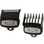 2PCS Professional Hair Clipper Combs Set - Fit Full Size Guards For Precision Styling & Personal Care