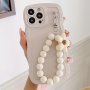 White Wave Flower Tpu Phone Case For Iphone 15/14/13/12/11/XS/XR/X/8/7/SE2/SE3/PLUS/PRO Max