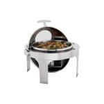 Chafing Dish S S - Roll Top Round With Window 6.8LT - CDS2002