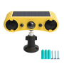 Outdoor Motion Detector Alarm: Flash 13 Realistic Sounds & Siren