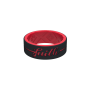 Eternal Faith Silicone Rings - Black/red / 5