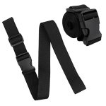 Wheelchair Safety Strap Seat Belt 60" Length - Black Anti-slip And Anti-fall Wheelchair Fixation Belt