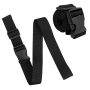 Wheelchair Safety Strap Seat Belt 60" Length - Black Anti-slip And Anti-fall Wheelchair Fixation Belt
