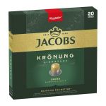 Jacobs Kronung Crema Intensity 6 - Pack Of 20 Aluminium Coffee Capsules