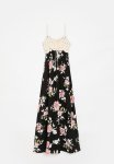 KA44JA T Dress - Black Flower