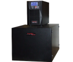 Pure Powerman Online Double Conversion Ups 1000VA 900W 3 X 12V 100AH Batteries Lcd Display Zero Transfer Time Lightning And Surg