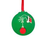 Grinch Bauble 9.5CM - Grinch With Bauble