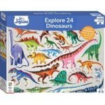 Explore 24 Dinosaurs - 100 Piece Jigsaw