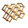 Wooden 10-BOTTLE Wine Rack - Fire Colour