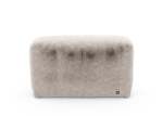 Sofa Side - Faux Fur - Beige - 105CM X 31CM