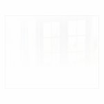 Decorative Glass Wall Tile 898 X 700 X 6MM White RAL9010