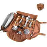 Professional Bartender Kit With 13-PCS Cocktail Shaker Set With Canvas Bag