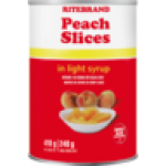 Peach Slices In Light Syrup Can 410G