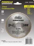 Pinnacle Diamond Blade Cont.rim 115X22.22MM Pinnacle TW10115