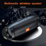 J007 Outdoor Dual-channel Subwoofer Wireless Speaker Black