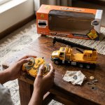 Remote Control Construction Crane Truck
