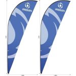 3M Legend Sublimated Sharkfin Flying Banner Skin Set Of 2 Excludes Hardware