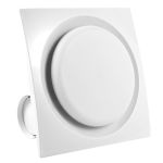 Bright Star Lighting Functional White 18 Watt Bathroom Extractor Fan With Light - Fan Ext 07