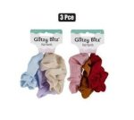 Hair Band Scrunchie Pastels 3PC