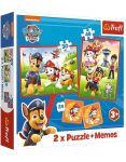 Puzzles - "2IN1 + Memos" - Paw Patrol