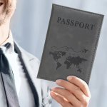 Classic Print Passport Cover Couple Same Pattern Passport Case