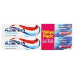 Aquafresh Fluoride Toothpaste Twin Pack Fresh & Minty