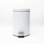 Gloss 3L PEDAL BIN - White