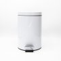 Gloss 3L PEDAL BIN - White