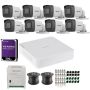 Hikvision 8 Channel 1080P Complete Kit - New Model - 500GB - 2 Roll