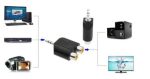 Rca Aux 3.5MM Linear Audio Converter Double Lotus Head Plug 3.5MM